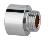 Kirchhoff Messing reduceerkraanverlenging, chroom, 1/2"IT x 3/8"ET - 989328155 - thumbnail