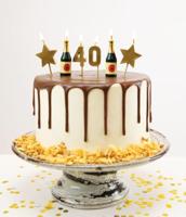 Taartkaarsjes Set 40 Jaar (6st) - thumbnail