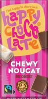 Happy Chocolate Puur nougat bio 100 Gram - thumbnail