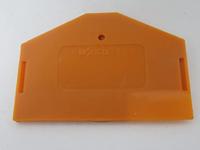 WAGO 280-313 Afsluit- en scheidingsplaat Oranje 100 stuk(s) - thumbnail