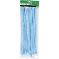 Creativ Company Chenille, l: 30 cm, dikte 15 mm, blauw, 15 stuk/ 1 doos - thumbnail