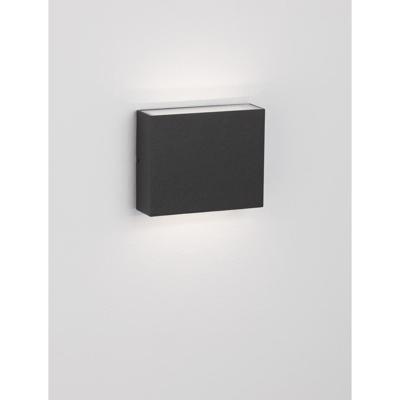 Lyora WandlampDewi rechthoek antraciet - 9492640