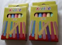 Schoolkrijt 12 stuks in Kleur , set van 4 stuks - thumbnail