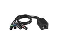 Eurolite DNK-1 DMX Kabel [1x RJ45-bus - 4x XLR-stekker 3-polig] - thumbnail