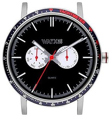 Horloge Uniseks Watx & Colors WXCA2747 Zilverkleurig (Ø 44 mm)