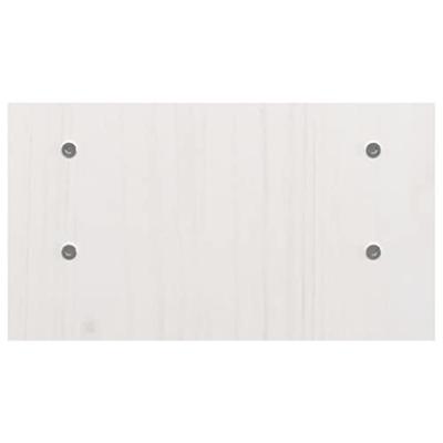 VidaXL Monitorstandaard 50x27x15 cm massief grenenhout wit VidaXL Monitorstandaard 50x27x15 cm massief grenenhout wit