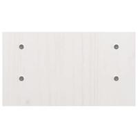 Monitorstandaard 50x27x15 cm massief grenenhout wit - thumbnail