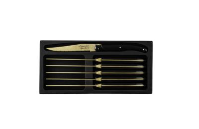 Laguiole Style de Vie Steakmessen Prestige Line Goud - 6 stuks
