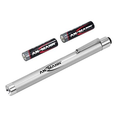 Ansmann 1600-0169 X15 Penlight werkt op batterijen LED 13.38 cm Zilver Ansmann 1600-0169 X15 Penlight werkt op batterijen LED 13.38 cm Zilver