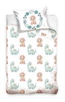 Dino BABY Dekbedovertrek- 90 x 120 cm - Katoen - thumbnail
