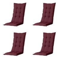 Kussen lage rug Panama bordeaux (4 stuks) Madison - Madison - thumbnail