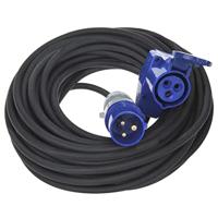 ProPlus CEE verlengkabel 10 m met hoekkoppeling + Schuko stopcontact 3 x 1,5 mm² - thumbnail