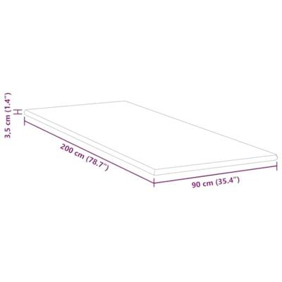 Matraspads Wit 90 x 200 cm 100% polyester jacquard stof Matraspads Wit 90 x 200 cm 100% polyester jacquard stof