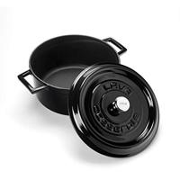 LAVA Trendy Braadpan rond - Ø240mm - 4.49Ltr - Zwart/Zwart - thumbnail