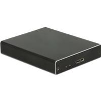 DeLOCK 2x M.2 Key B SATA > SuperSpeed USB 10 Gbps (USB 3.1 Gen 2) met RAID externe behuizing - thumbnail