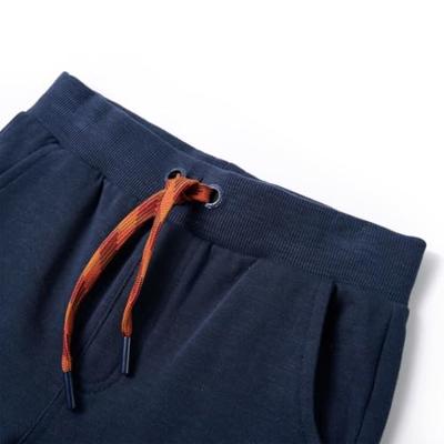 Kinderjoggingbroek 92 gemleerd marineblauw Kinderjoggingbroek 92 gemleerd marineblauw