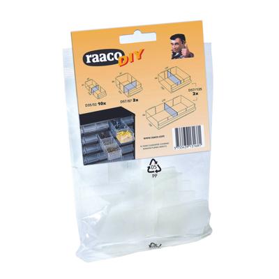 Raaco Tussenschotjes DIY, mix van 15 in verpakking - 131681 - 131681