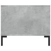 Salontafel 102x50x40 cm bewerkt hout betongrijs - thumbnail