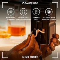 Cambridge Audio: MINX Min 22 Boekenplank Speaker - Zwart - thumbnail