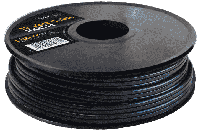 Lightpro 12 volt kabelAWG14 - 100 meter - 100C14