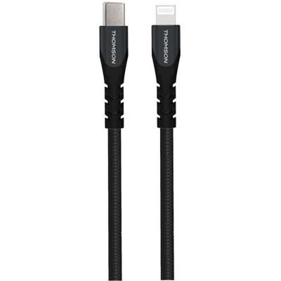 Kabel - THOMSON - Opladen & Data - USB-C naar Lightning 3A - MFI-gecertificeerd - 1,5 m