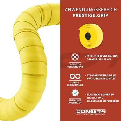 CONTEC lenkerband "prestige.grip" ct handlebar tapes presti ip yellow 200mm CONTEC lenkerband "prestige.grip" ct handlebar tapes presti ip yellow 200mm
