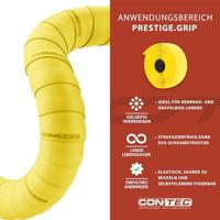 CONTEC lenkerband "prestige.grip" ct handlebar tapes presti ip yellow 200mm - thumbnail