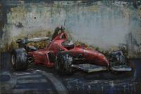 Schilderij - Metaalschilderij - Formule 1, 60x40cm - thumbnail