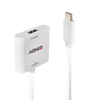 Lindy 43339 video kabel adapter 0,1 m USB Type-C HDMI Wit - thumbnail