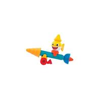 Stick-O - baby shark friends bouwset - 30dlg. - thumbnail