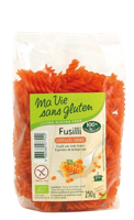 Ma Vie Sans Fusilli van rode linzen glutenvrij bio 250 Gram - thumbnail