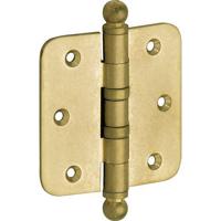 Artitec Mi Satori Kogellagerscharnier ronde hoek bol 89x89mm messing antiek - thumbnail