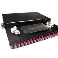 ACT Fiber panel 24 x duplex LC multimode OM4 - thumbnail