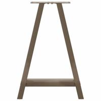 Salontafelpoten 2 st A-vormig 60x(72-73) cm staal - thumbnail