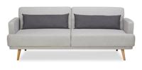 Artistiq 3-zits Slaapbank 'Jeb' kleur Grijs - thumbnail