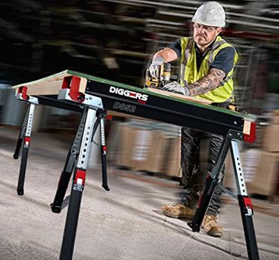 Diggers Graafbok | 600 kg | Verstelbare poten | Verstelbare Zijarmen | Set van 2 stuks - DIG869 Diggers Graafbok | 600 kg | Verstelbare poten | Verstelbare Zijarmen | Set van 2 stuks - DIG869