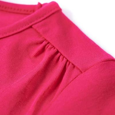VidaXL Kindershirt met lange mouwen 104 felroze