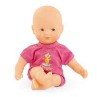 Corolle mini bad babypop - roze, 20cm - thumbnail