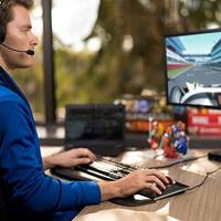 Kensington TAS Ergosoft Gel-polssteun Ergonomisch, Antislip Zwart - thumbnail