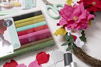 Sizzix • surfacez crepe paper, 12x24" 10 sheets festive - thumbnail