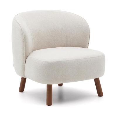Kave Home Ulit fauteuil Beige walnoot