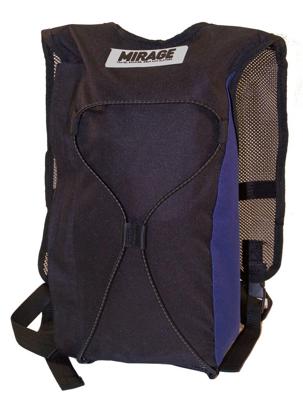 Mirage rugzak, zwart/blauw