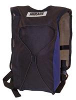 Mirage rugzak, zwart/blauw - thumbnail
