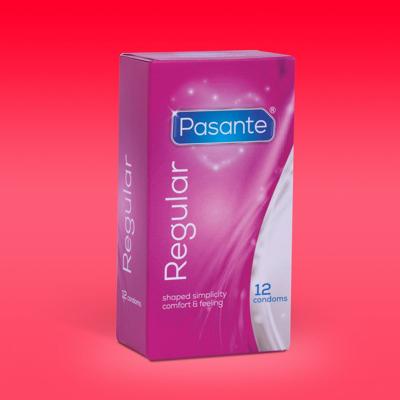 Pasante Regular Anatomisch Gevormde Condooms 12 stuks