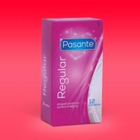 Pasante Regular Anatomisch Gevormde Condooms 12 stuks - thumbnail
