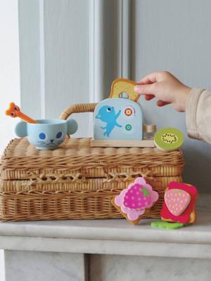 DJECO Puzzel petit déjeuner des chatons rood