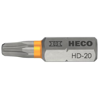 HECO schroefbits [10x] - Torx T-20 (HD20) - oranje