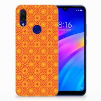Xiaomi Redmi 7 TPU bumper Batik Oranje - thumbnail