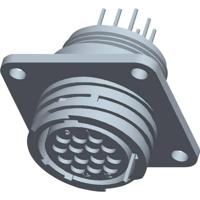 TE Connectivity 213729-9 CPC-busbehuizing met rechthoekige flens - thumbnail