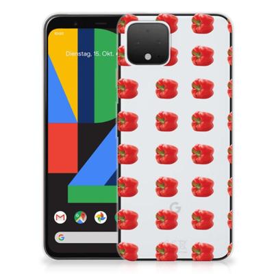 Google Pixel 4 | Siliconen Case | Paprika Red